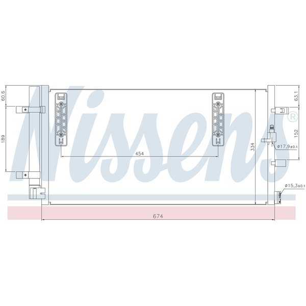 Nissen Condenser Nissens, 940042 940042